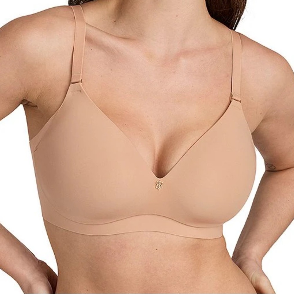 NWT Honeylove CloudEmbrace Wireless Contour T-Shirt Bra in Sand